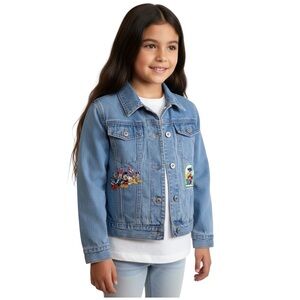 Disney Jean Jacket with Sweater Lining, Kids size 7/8. This is extremely rare!